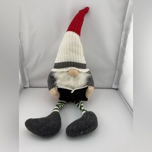 Barnes & Noble Gnome with Red and White Knit - NEW